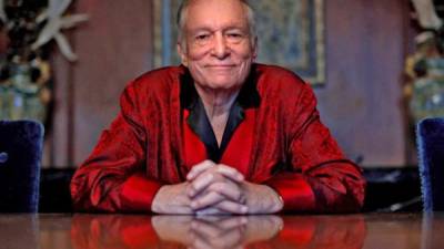 Hugh Hefner, fundador y redactor jefe de la revista Playboy.