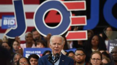 El exvicepresidente Joe Biden busca recuperar impulso para convertirse en el rival de Trump en las elecciones de noviembre./AFP.