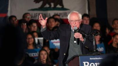 El aspirante a la nominación demócrata a la Casa Blanca Bernie Sanders. Fotos: AFP