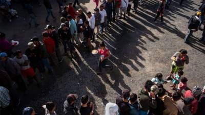 La caravana migrante poco a poco se ha ido disgregando en Tijuana.
