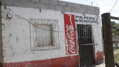 Este pequeño negocio dejó de funcionar a causa de las extorsiones y la violencia en Las Palmiras, Chamelecón.