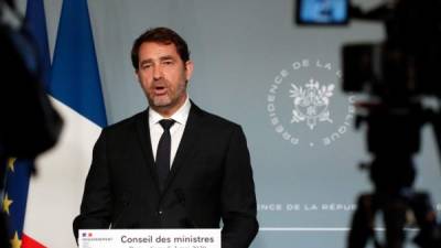El ministro del Interior, Christophe Castaner. Foto: AFP