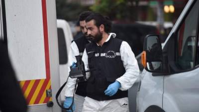 Forenses turcos buscan los restos de Khashaggi en la residencia del embajador saudí en Estambul./AFP.