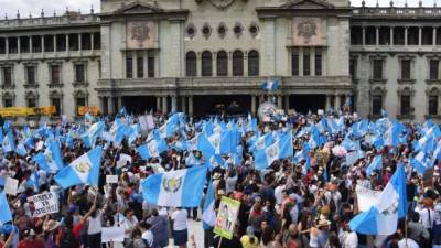 El sábado una vez más se reportaron manifestaciones en Ciudad de Guatemala para exigir la renuncia del presidente Otto Pérez Molina.