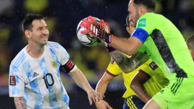 El astro argentino Lionel Messi no pudo hacerse presente en el marcador. Foto EFE.