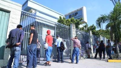 Oficinas del Régimen de Aportaciones Privadas en San Pedro Sula.
