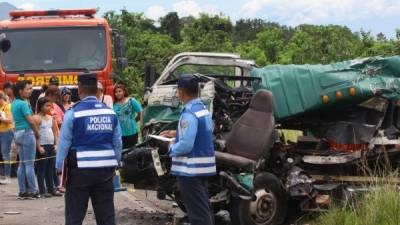 En el accidente carretera a Santa Rita, Yoro, murió Gustavo Romero Almendárez de 56 años.