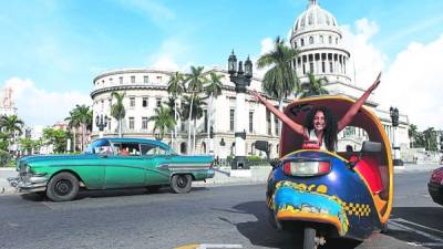 El Capitolio es uno de los lugares que visitan los turistas.