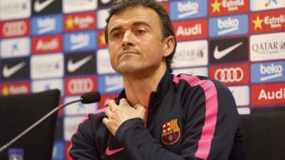 Luis Enrique ha sido contundente en la rueda de prensa.