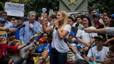 Tintori se ha convertido en el rostro de la oposición en Venezuela.