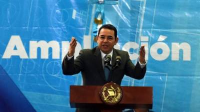 Jimmy Morales prohibió el regreso a Guatemala de Iván Velásquez, jefe de la misión anticorrupción de la ONU./AFP.