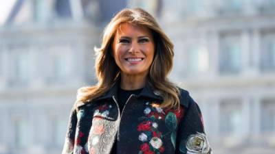 En la imagen, la primera dama de EE.UU., Melania Trump. EFE/Jim Lo Scalzo/Archivo