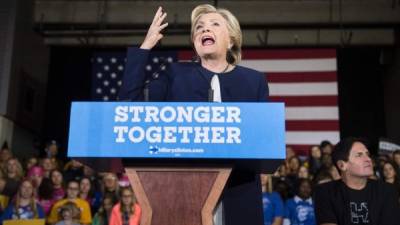 Cuatro puntos de ventaja tienen en Nevada los demócratas, representados por Hillary Clinton.