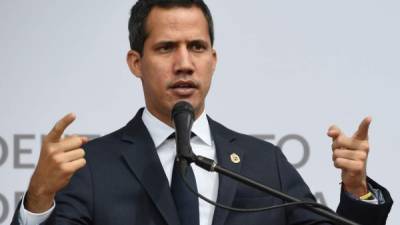 El líder opositor, Juan Guaidó, afirmó que las políticas económicas de Maduro han fracasado./AFP.