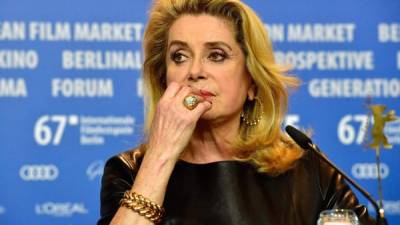 La actriz francesa Catherine Deneuve.