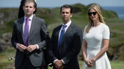 Eric y Donald Trump Jr. encomendaron a un mexicano el cuidado de su campo de caza en Nueva York./AFP archivo.