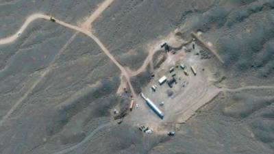 Imagen satelital de la instalación nuclear de Natanz.