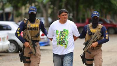 Danny Rápalo Gómez fue detenido por agentes de la Fuerza Nacional Antiextorsión.