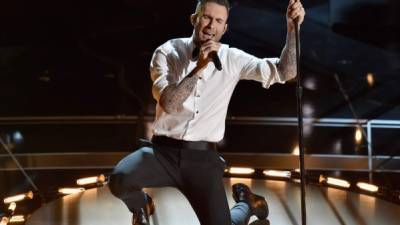 El cantante Adam Levine es el líder de la banda Maroon 5.