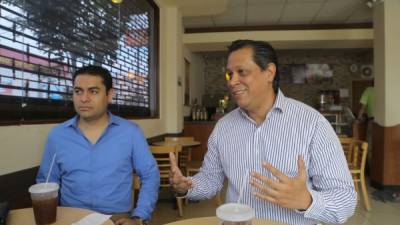 Carlos Montes y Menoti Maradiaga hablan del Honduras Emprende en la CCIC.