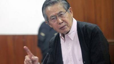 En la imagen, el expresidente peruano Alberto Fujimori. EFE/Archivo