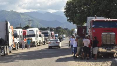 La toma duró cinco días en el plantel de contenedores de la Dole en Sabá. Foto: Luis Lemus.