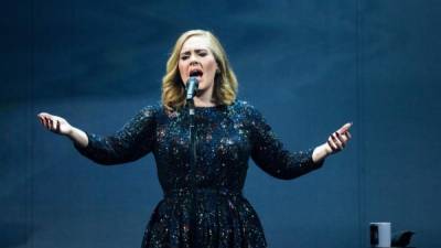 La cantante británica Adele.