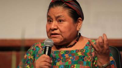 Imagen de archivo de la premio nobel de paz Rigoberta Menchú. EFE/Archivo