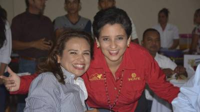 Marysabel Caballero García con Orieta Pinto, coordinadora de aseguramiento de calidad del Ihcafé.