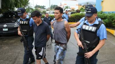 Maynor Alberto Anta Díaz y José Alberto Santos García son los capturados.