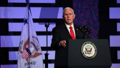 Mike Pence, vicepresidente de Estados Unidos. Foto: AFP