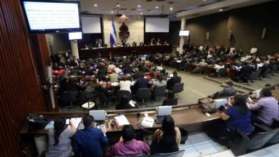 Sesión en el Congreso Nacional para reformas penales.