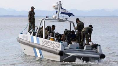 Elementos de la Fuerza Naval de Honduras. Foto de archivo.