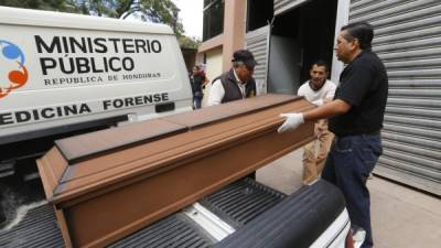 Hasta ayer retiraron los restos mortales de la morgue del Ministerio Público.