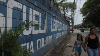 La escuela Leopoldo Aguilar en Barandillas.