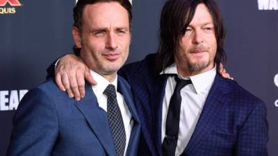 Andrew Lincoln y Norman Reedus.