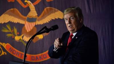 Trump insiste en construir un muro en la frontera sur de EEUU para evitar el ingreso de inmigrantes 'criminales' y de toneladas de droga a territorio estadounidense./AFP.