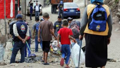 También hubo operativos en la colonia Ulloa de Tegucigalpa.