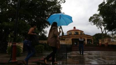 El pronóstico de lluvias es para todo el país el jueves y viernes.