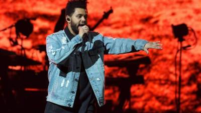 El cantante canadiense The Weeknd.