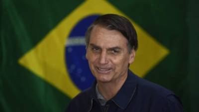 Bolsonaro, sobreviviente de un atentado en campaña, lidera los sondeos de intención de voto en las elecciones presidenciales de Brasil./AFP.