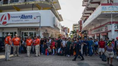 Más de 2,000 migrantes hondureños ingresaron a territorio mexicano en los últimos cuatro días./AFP.
