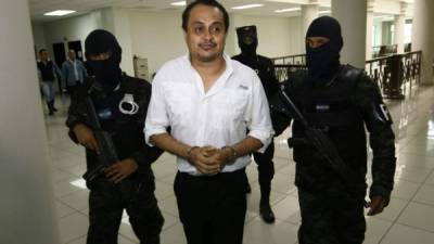 José Javier Rubí Suazo llegó a los juzgados de San Pedro Sula, Cortés.