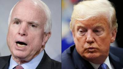 McCain pidió en uno de sus últimos deseos que Trump no asistiera a su funeral./AFP.