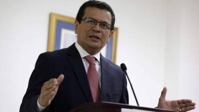 En la imagen, el canciller de El Salvador, Hugo Martínez. EFE/Archivo