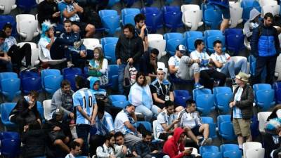 Algunos aficionados de Argentina no tuvieron buena conducta en el Nizhny Novgorod Stadium, escenario su selección cayó por 3-0 ante Croacia.
