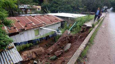 La zona sur y central del país son las más afectadas por las lluvias.