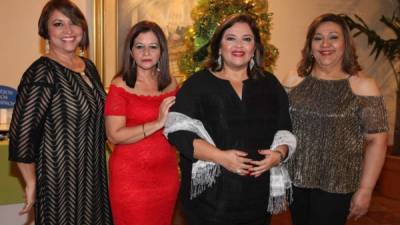 Martha Rodríguez, Varinia Pineda, Lourdes Villatoro y Mayra Morales