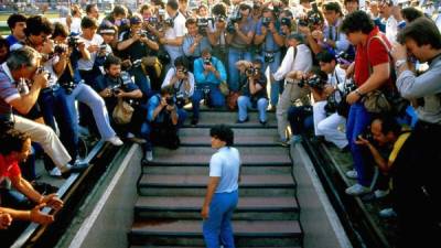 Maradona fue campeón mundial en México-1986 y el mejor jugador del mundo de aquella época. Foto: Twitter
