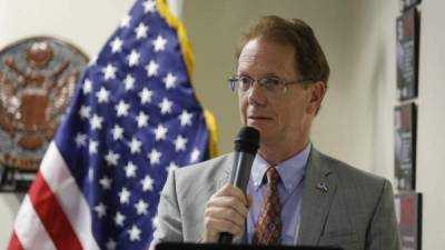 Embajador de los Estados Unidos de América (EUA), James Nealon. Foto archivo.